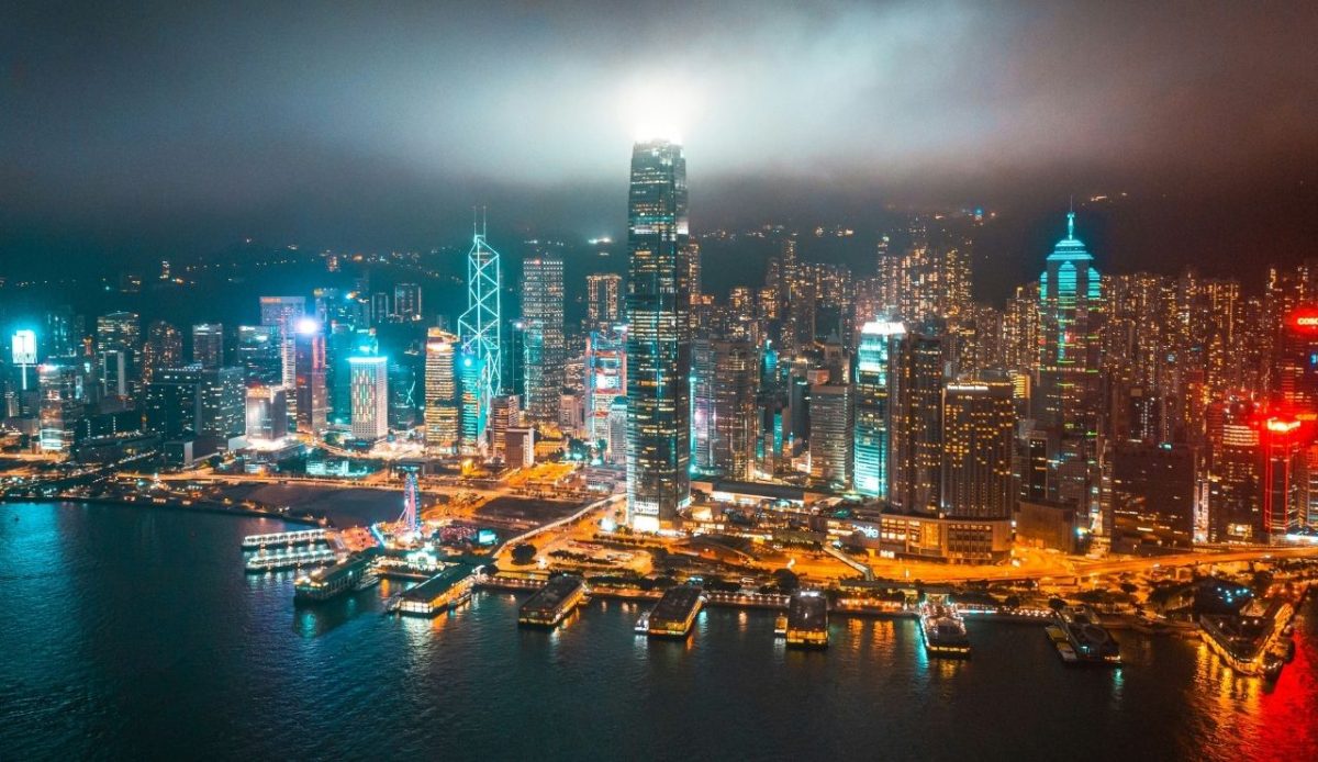 Hong Kong, China – Harbor Lights and Bustling Streets