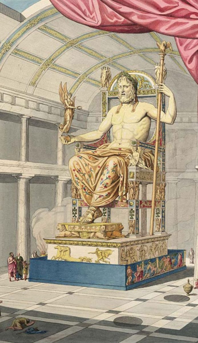 Statue of Zeus at Olympia, Greece