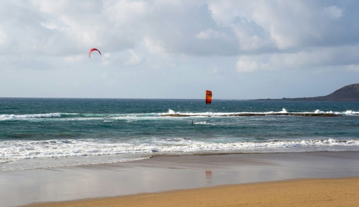 Las Canteras in Las Palmas de Gran Canaria, Spain  
