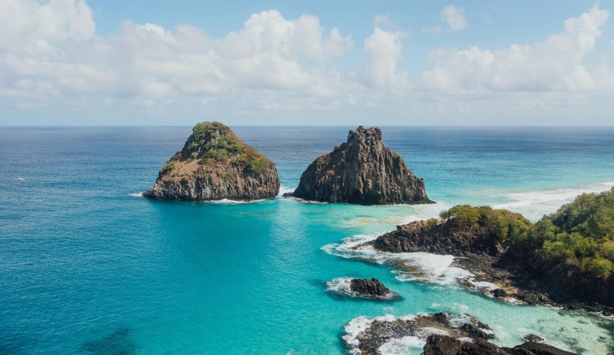14 Top Snorkeling Beaches Around the World for Underwater Adventure 11 The twin rocky islands of Fernando de Noronha surrounded by turquoise waters
