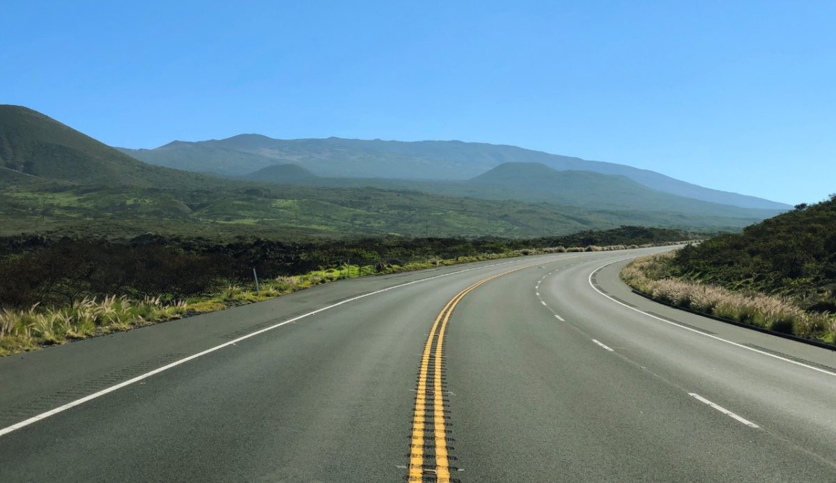 Hawaii State Route 200 towards Mauna Kea, Waikiʻi, Hawaii County 