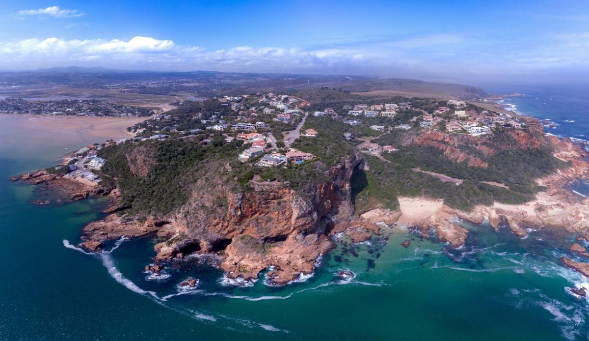 15 Small Towns in South Africa Travelers Should Visit Now 11 Aerial view of Knysna Heads in Western Cape, South Africa