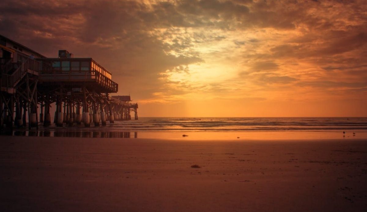Sea during Golden Hour Cocoa Beach, FL, United States 