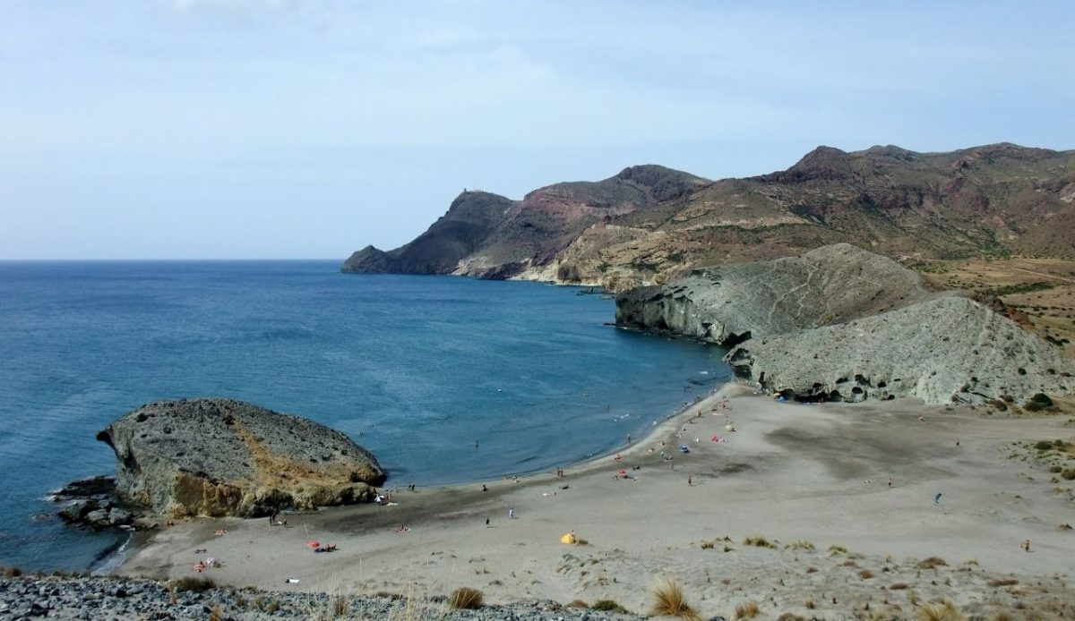 Beach of Monsul, part of the Natural Park Cabo de Gata-Nijar, Province of Almería, Spain