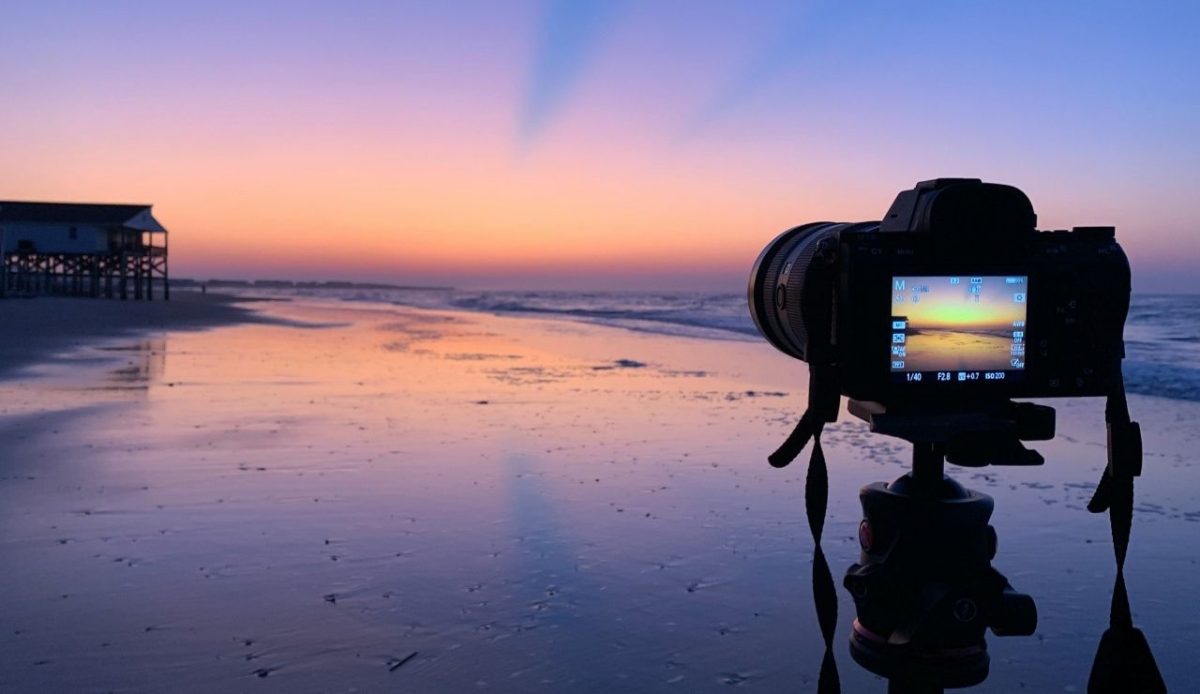 Inside the Famous Hula Hula Party in Hvar, Croatia 9 A camera taking a sunset pic