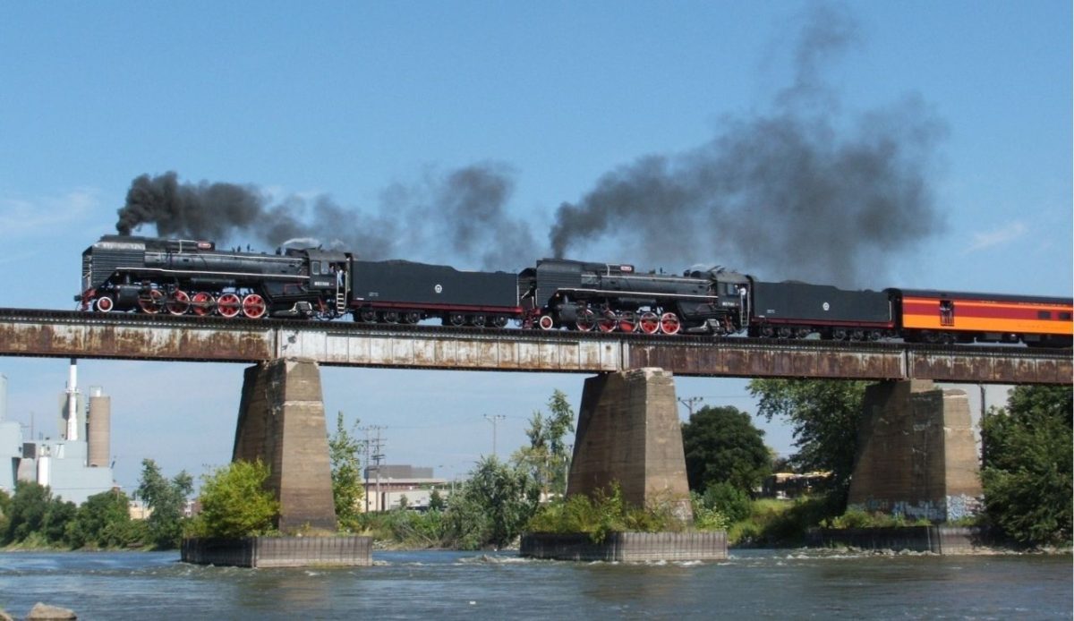 10 Everyday American Phrases That Came From Railroads 10 A double headed steam excursion train in Iowa