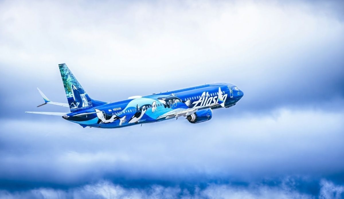 10 US Airlines Ranked From Worst To Best By Travelers 4 Alaska Airlines west coast wonders Boeing 737 max-9 departing from OKC, Will Rogers International Airport (OKC), Terminal Drive, Oklahoma City, OK, USA