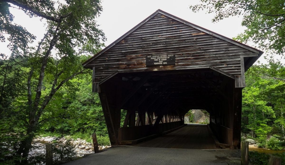 10 Fall Activities Across the US to Enjoy in 2025 4 Albany Covered Bridge over Swift River, Albany, New Hampshire, United States