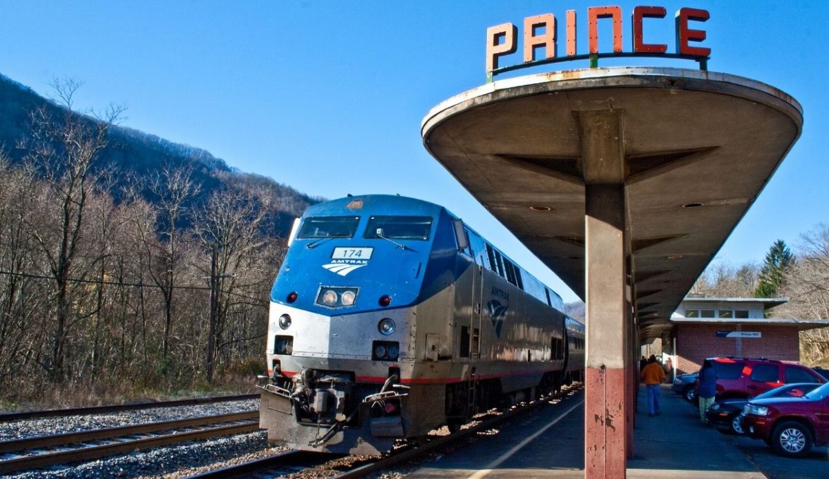 10 Scenic US Train Rides That Bring Back the Golden Age of Travel 6 Amtrak’s Cardinal train at Prince Station, Prince, West Virginia, United States