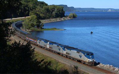 This 2,200-mile train ride is one of the most scenic in the northern U.S.
