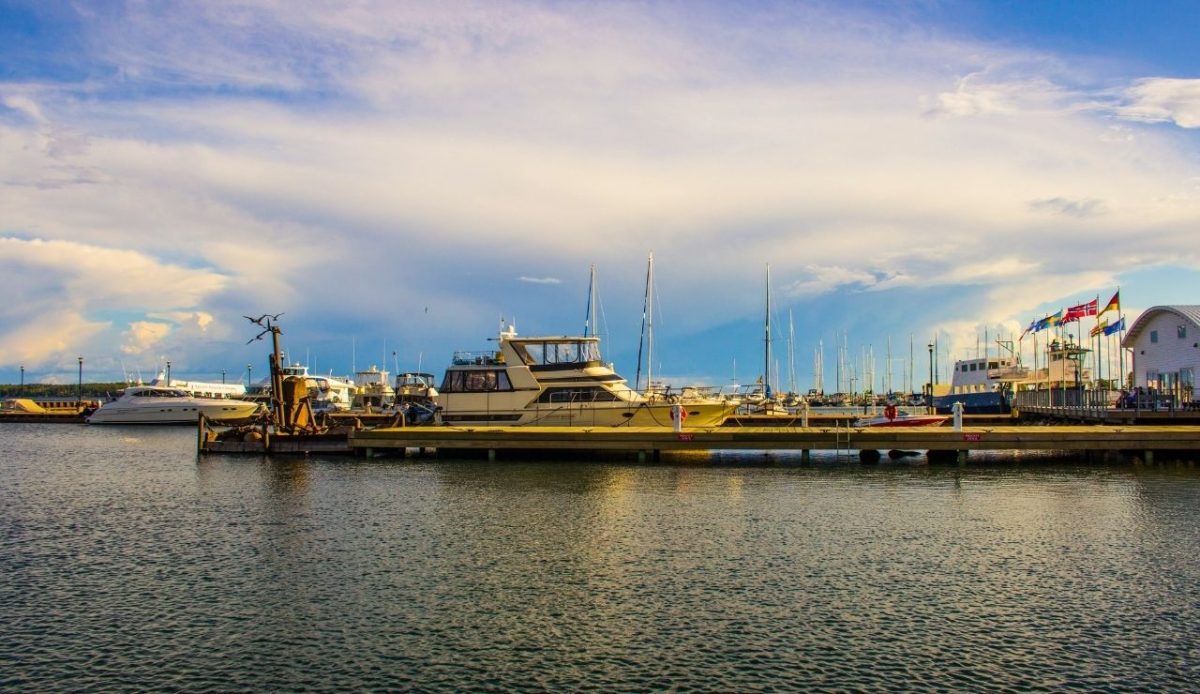 8 Affordable Fall Getaways Still Underrated by Retirees 5 Boats of all sizes, colors, styles and sizes line the docks in the marina on lake superior Bayfield, WI, USA