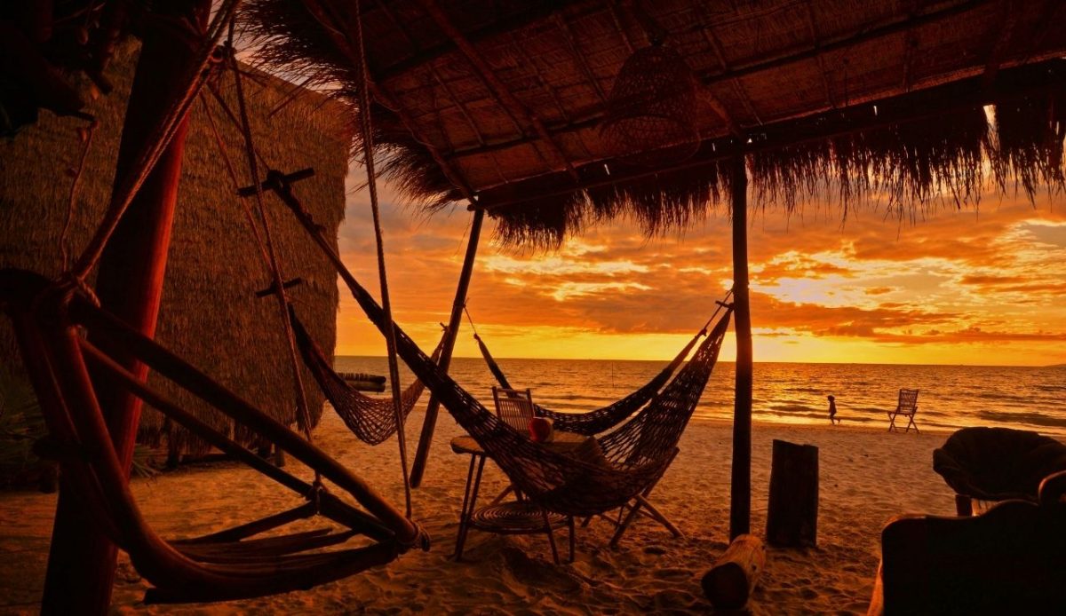 Inside the Famous Hula Hula Party in Hvar, Croatia 10 Brown Hammock on Beach Shore during Sunset