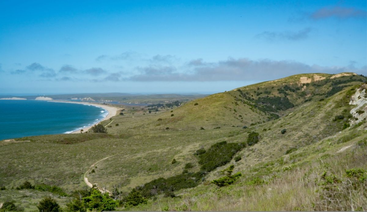 7 Coastal Hikes in the US That Locals Can’t Get Enough Of 2 Coastal hills and shoreline view at Point Reyes National Seashore, California