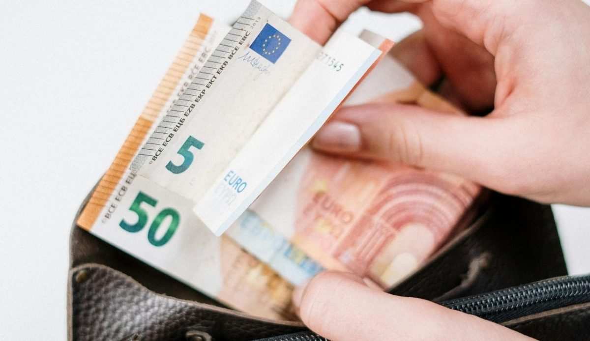 Money Inside A Wallet    