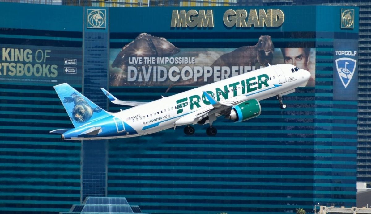 10 US Airlines Ranked From Worst To Best By Travelers 9 Frontier Airlines A320neo departing Las Vegas,Las Vegas Airport, Airport Road, Las Vegas, NM, USA