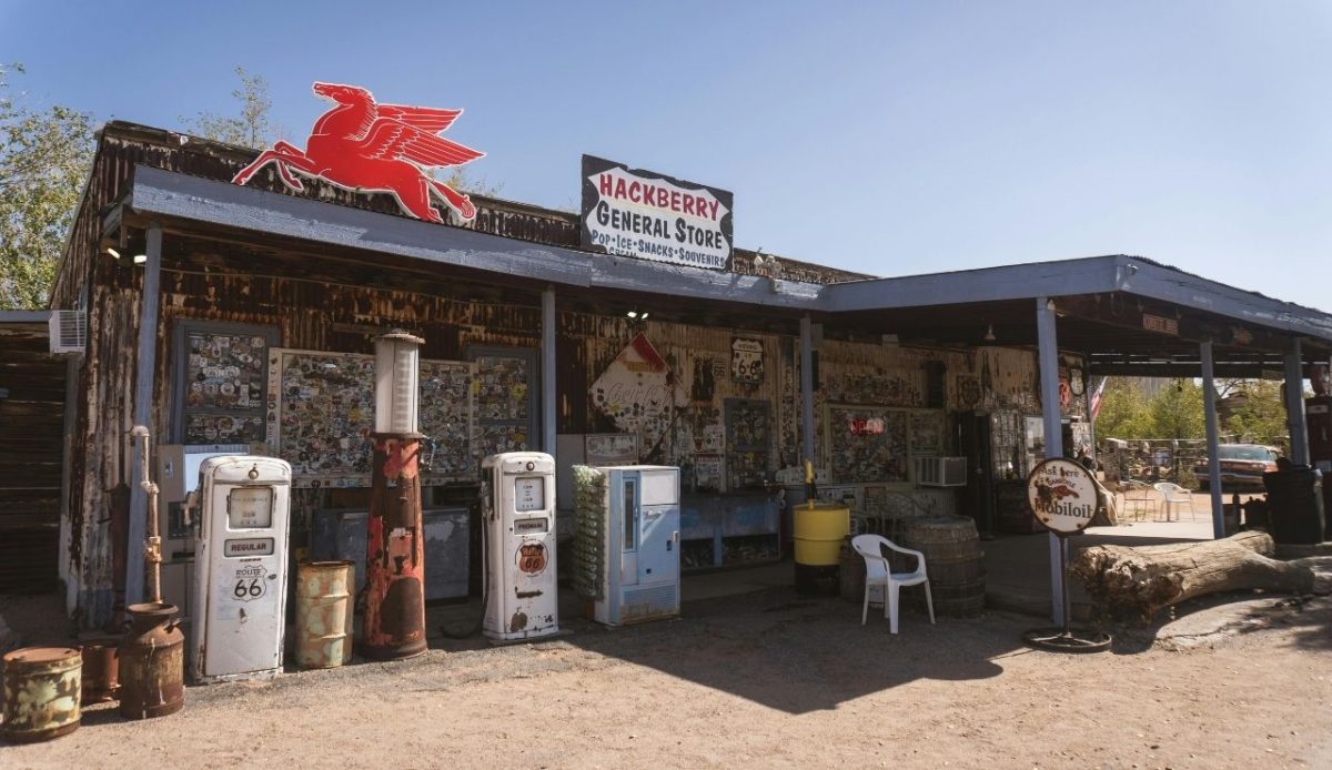 11 Best Stops Between Las Vegas And The Grand Canyon 9 Hackberry General Store on Route 66, Arizona