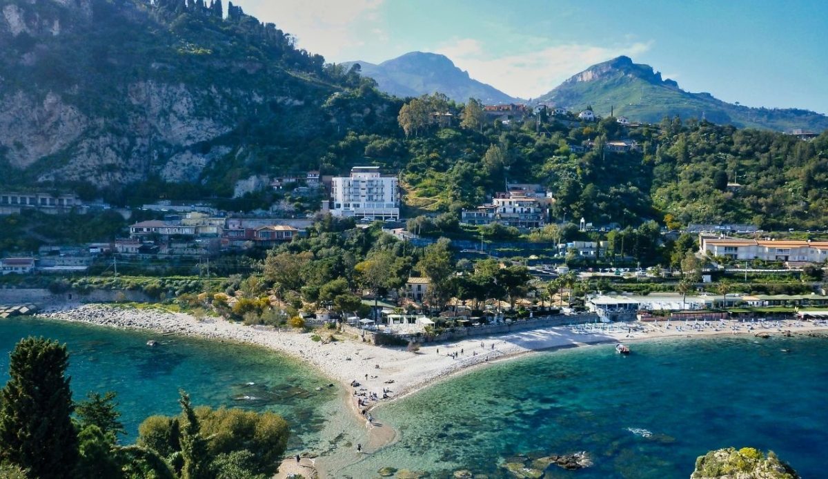 Isola Bella Beach, Taormina, Sicily, Italy