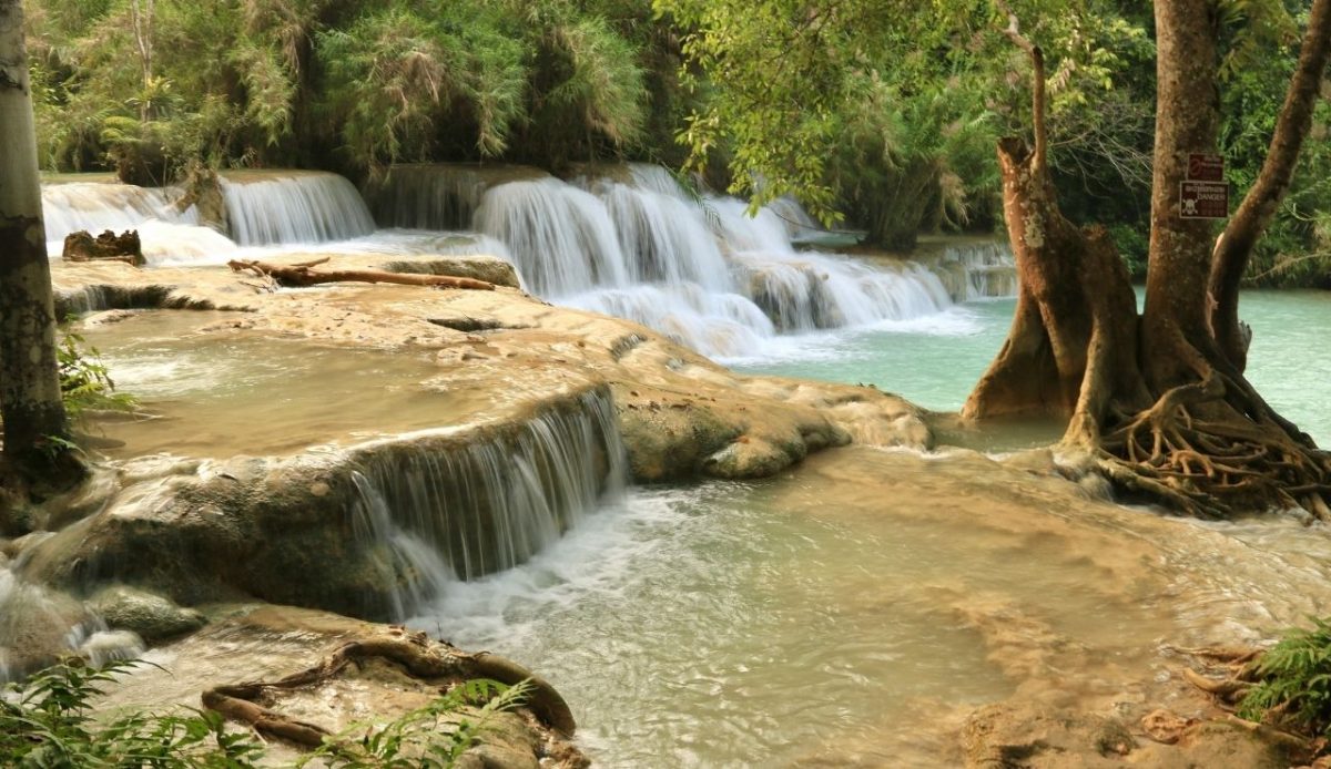 Kuang Si Falls, Luangprabang, Laos 