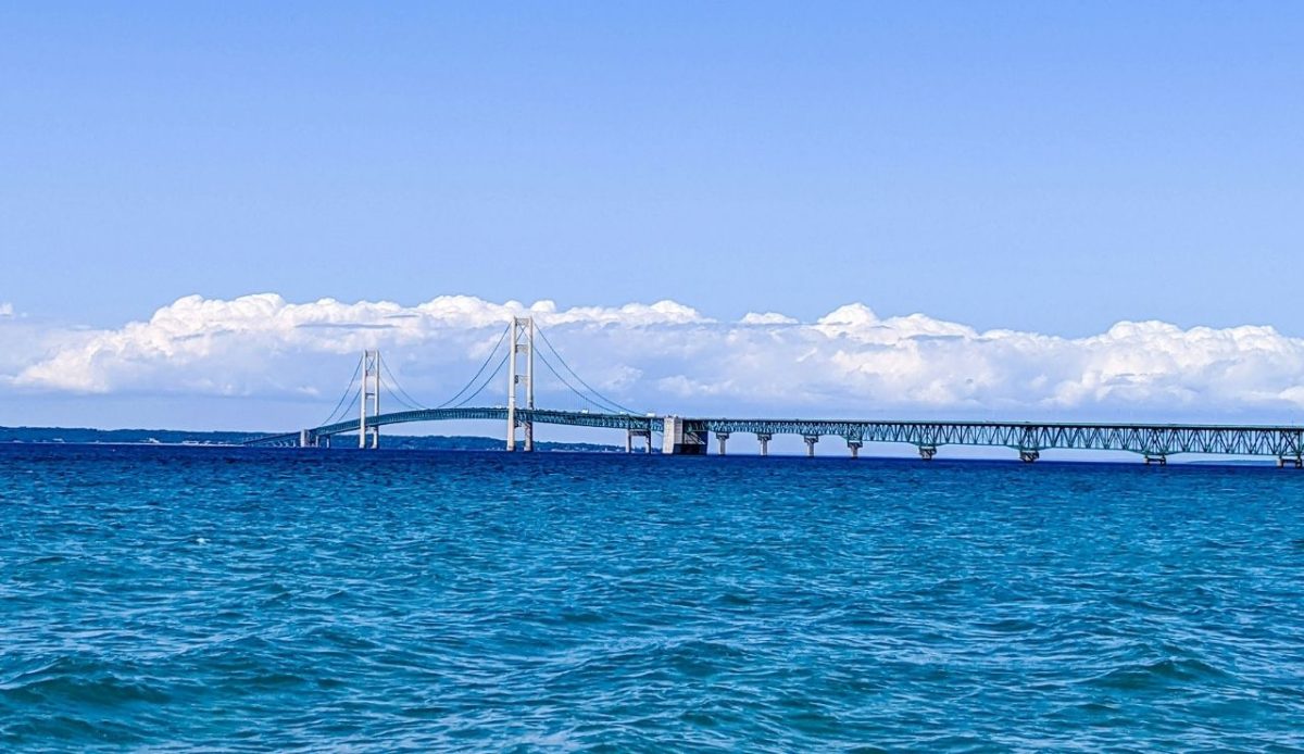 Michigan’s Gold Coast Beaches and Orchards Make the Perfect Road Trip 9 Mackinac Bridge, Michigan