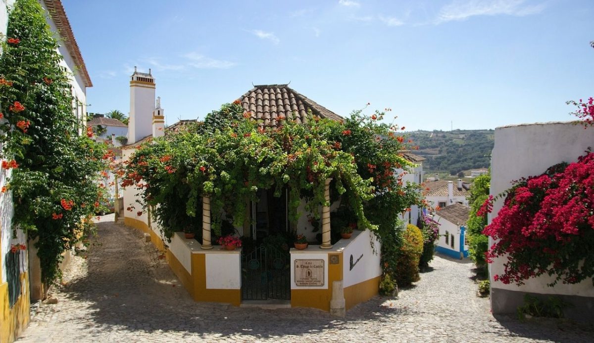 Medieval town of Óbidos in Portugal    