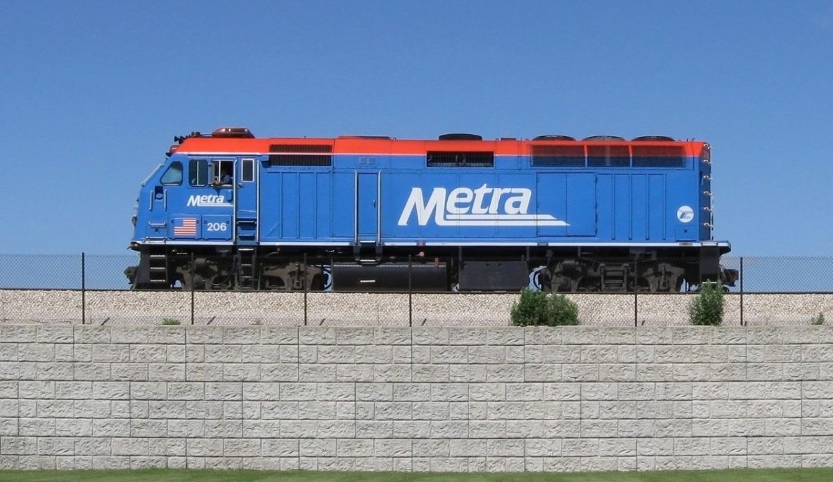 What Really Happens to Amtrak’s Old Trains After Retirement 4 Metra EMD F40PHM-2 locomotive No. 206 operating on a commuter rail line near Chicago, Illinois
