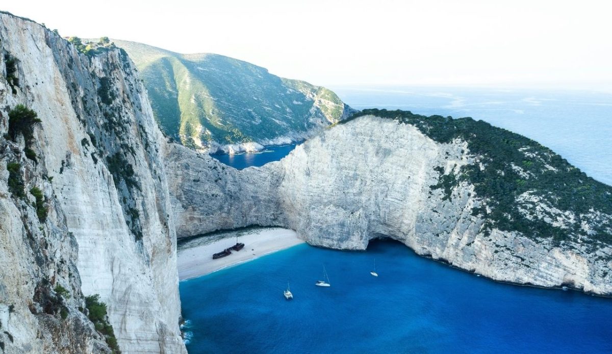 Navagio Beach with shipwreck, Zakynthos, Greece