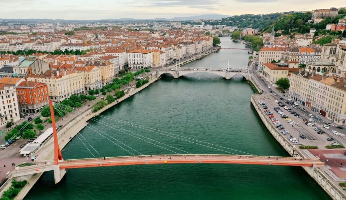 12 Cities Around the World Worth Visiting for Food Alone 8 Passerelle du Palais de Justice bridge over the Saône River, Lyon, France