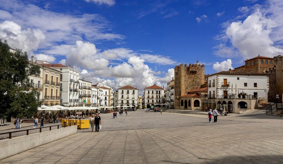 Plaza Mayor, Cáceres, Spain