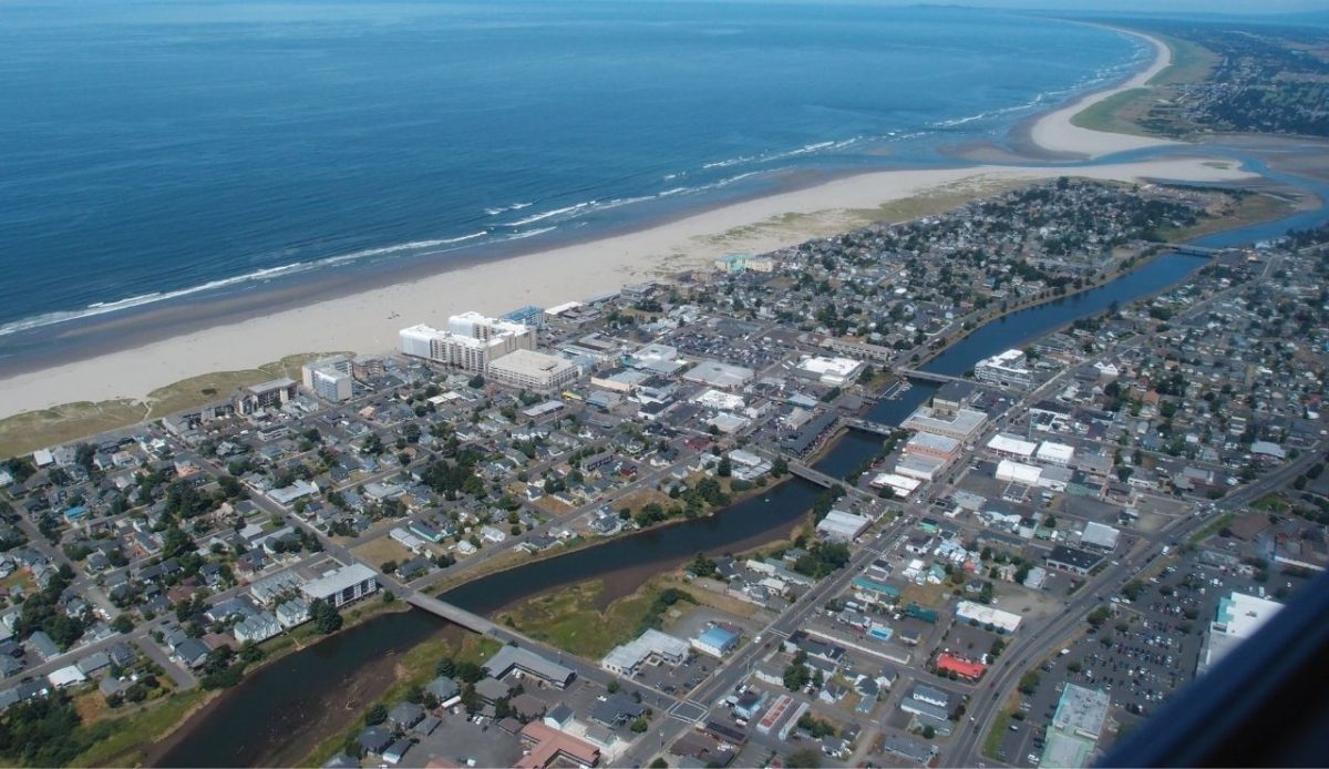 Seaside town, Oregon, USA      