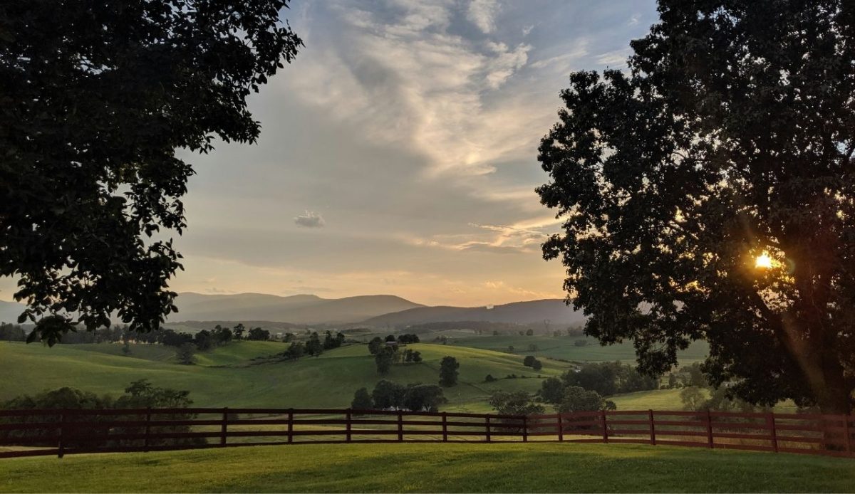 Shenandoah Valley Sunset,Churchville, Virginia, USA