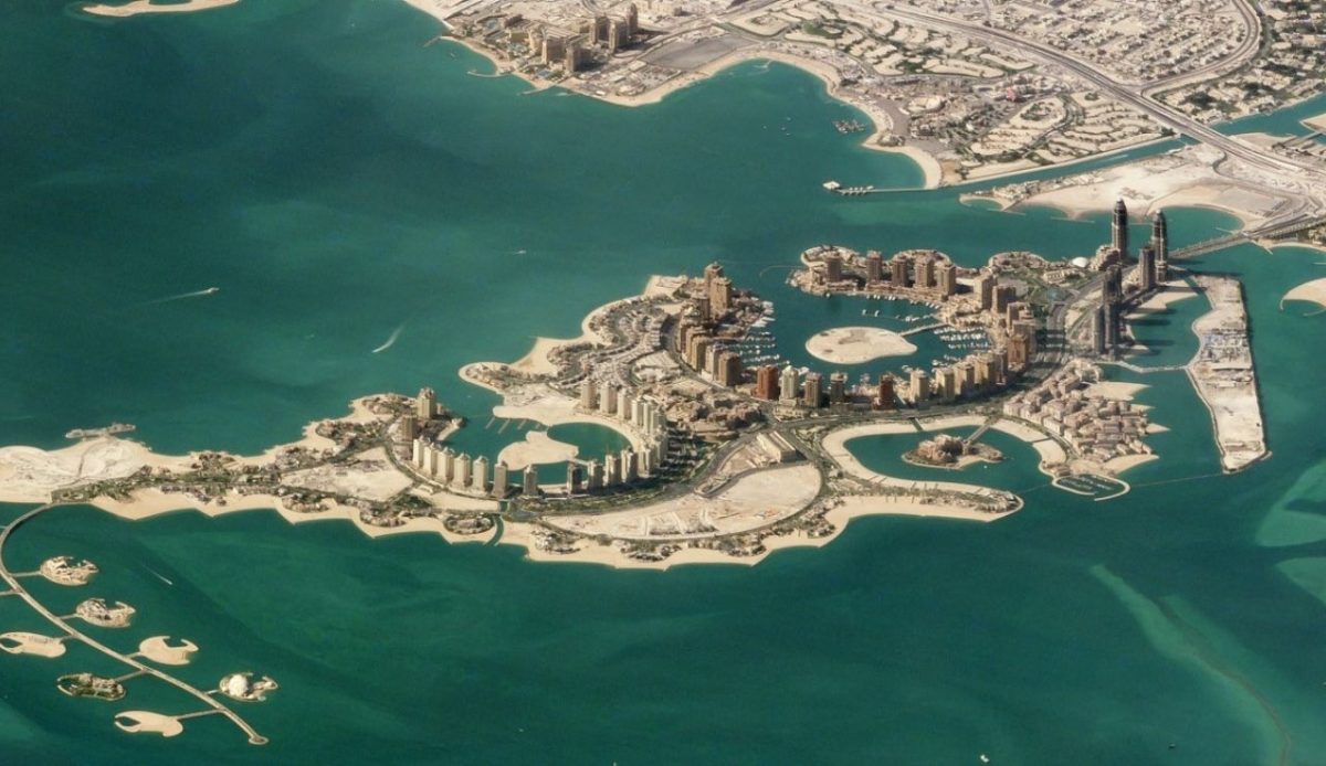 SkySat satellite image of The Pearl-Qatar in Doha, Qatar          