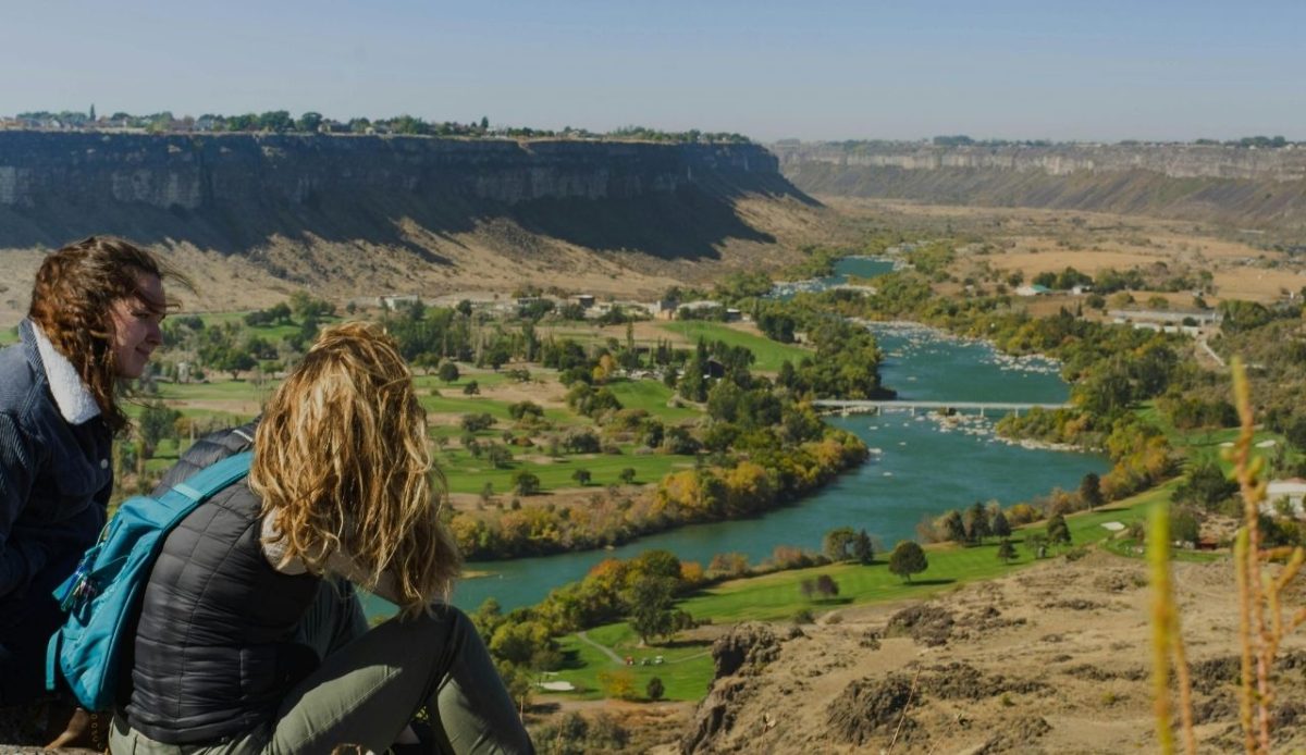 Snake River Canyon at Twin Falls, Idaho     