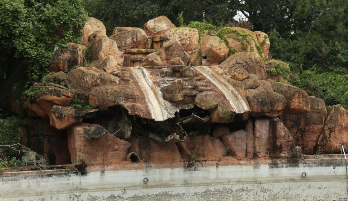 Inside the Abandoned Disney Resort With a Complicated Past 1 The abandoned Slippery Slide Falls attraction