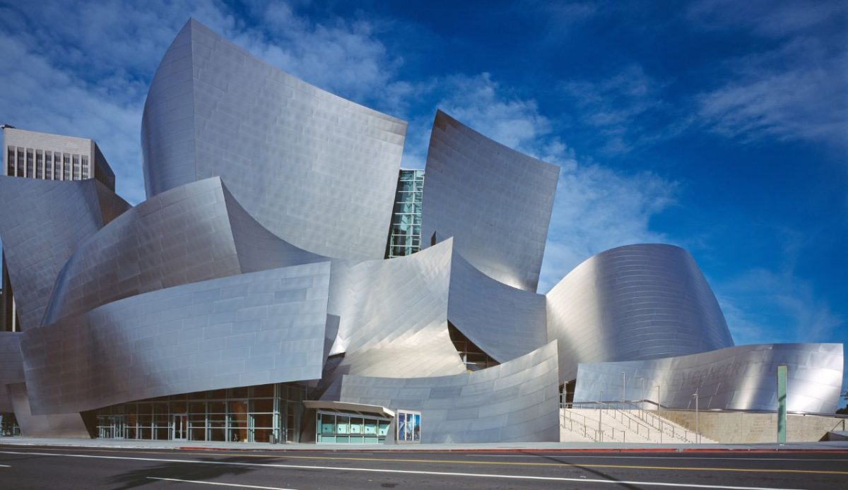 10 Coolest Buildings to See Across the US 2 The Walt Disney Concert Hall, Los Angeles, California