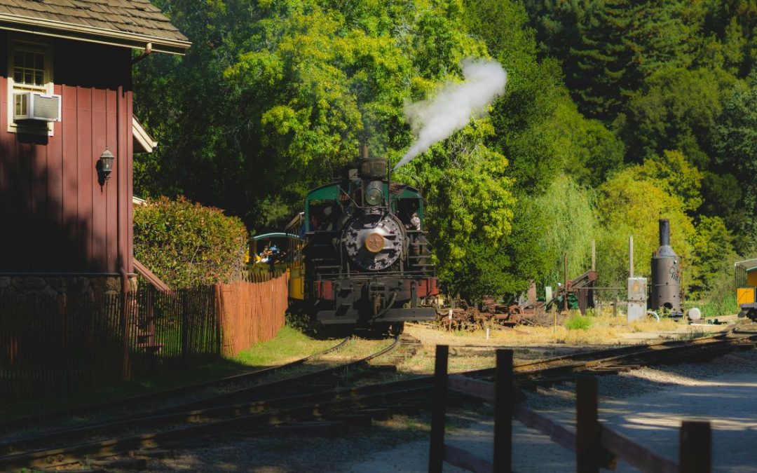 The Train Journey Through California’s Redwoods That Ends at the Pacific