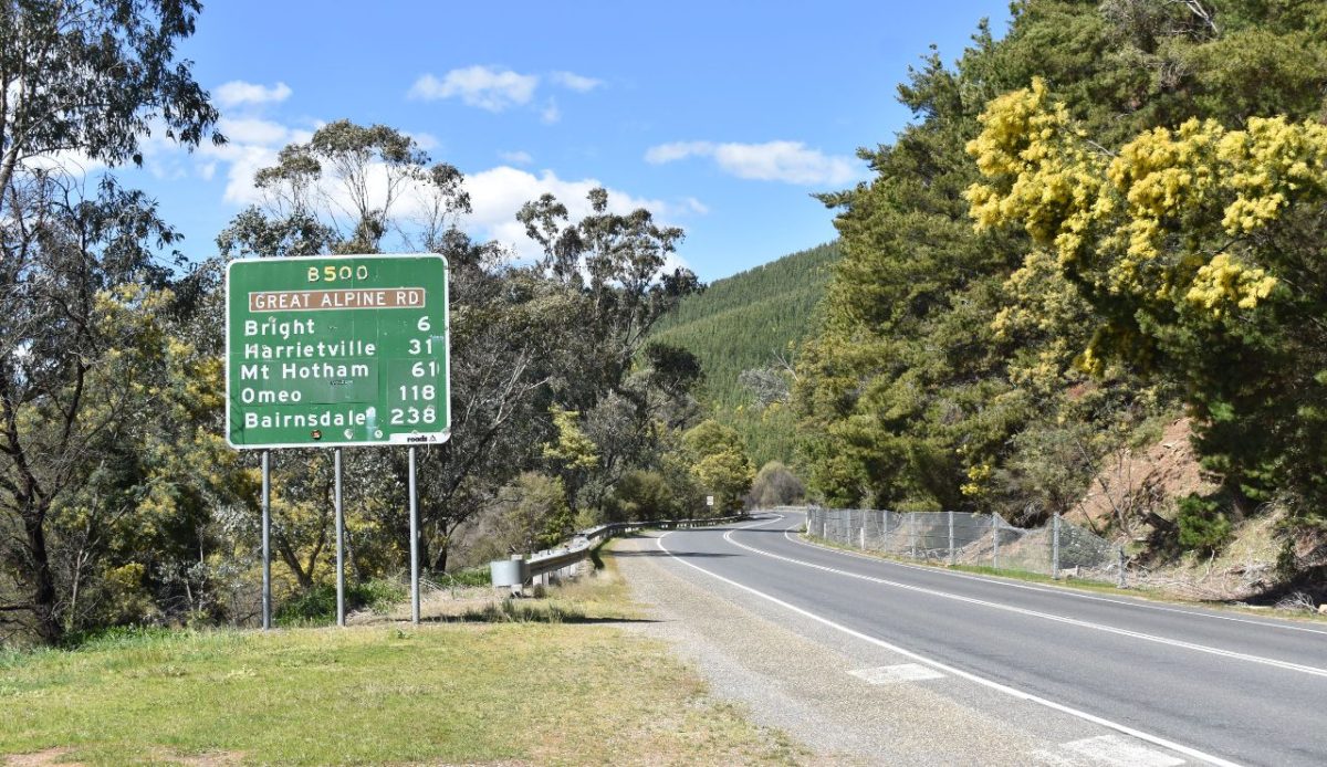 Great Alpine Road, Victoria