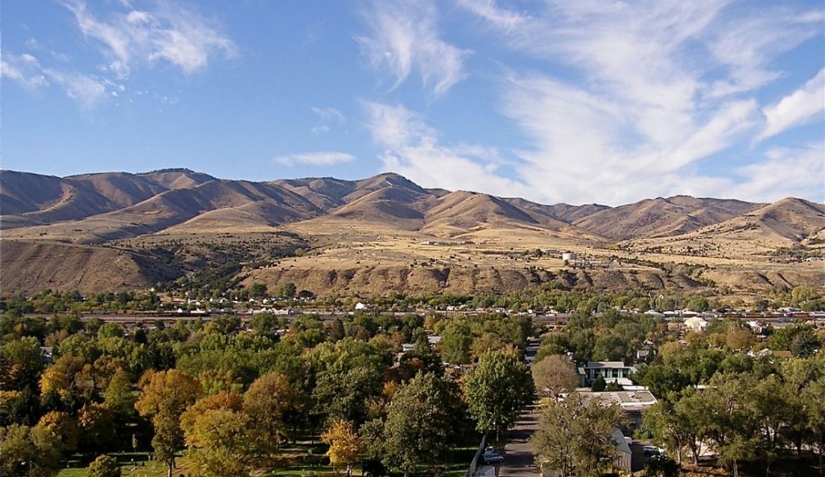 Western Pocatello from Red Hill on the ISU campus        