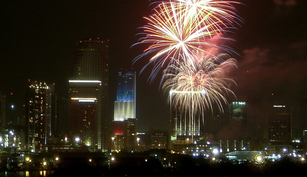 Fireworks at Miami, Floarida         