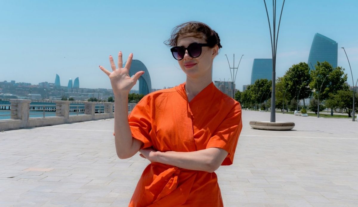 A person is Greeting someone            