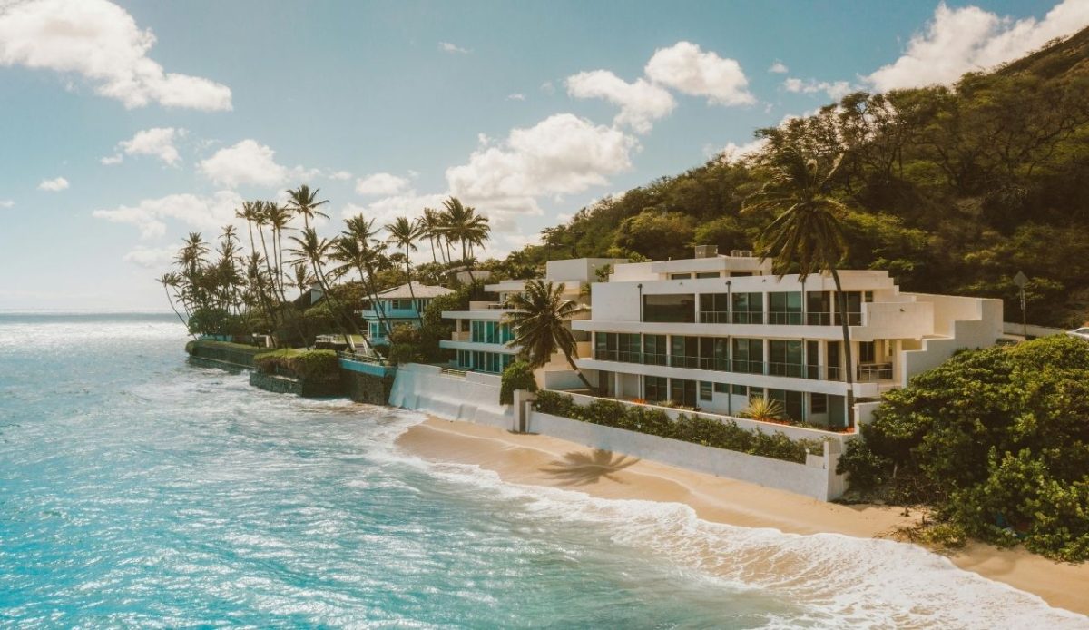 A white building in barbados 