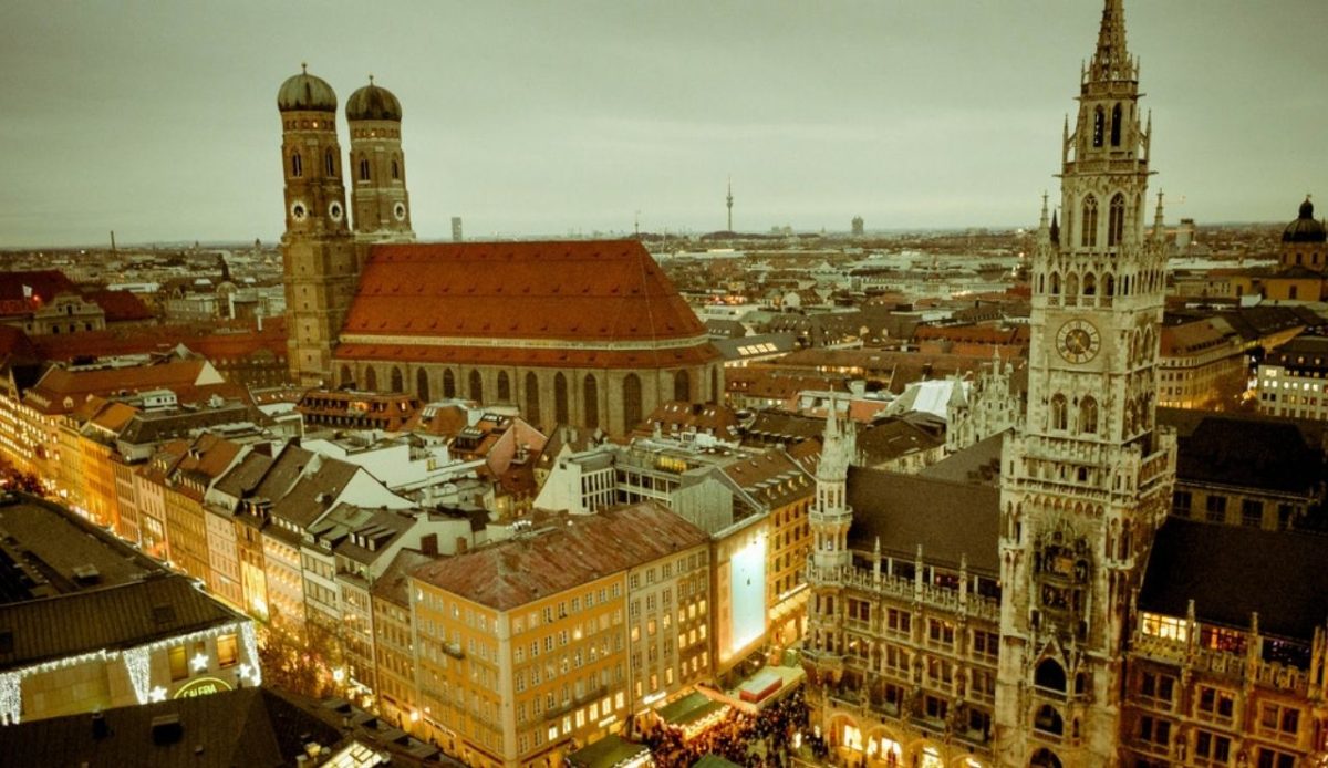 Munich Christkindlmarkt at Marienplatz           