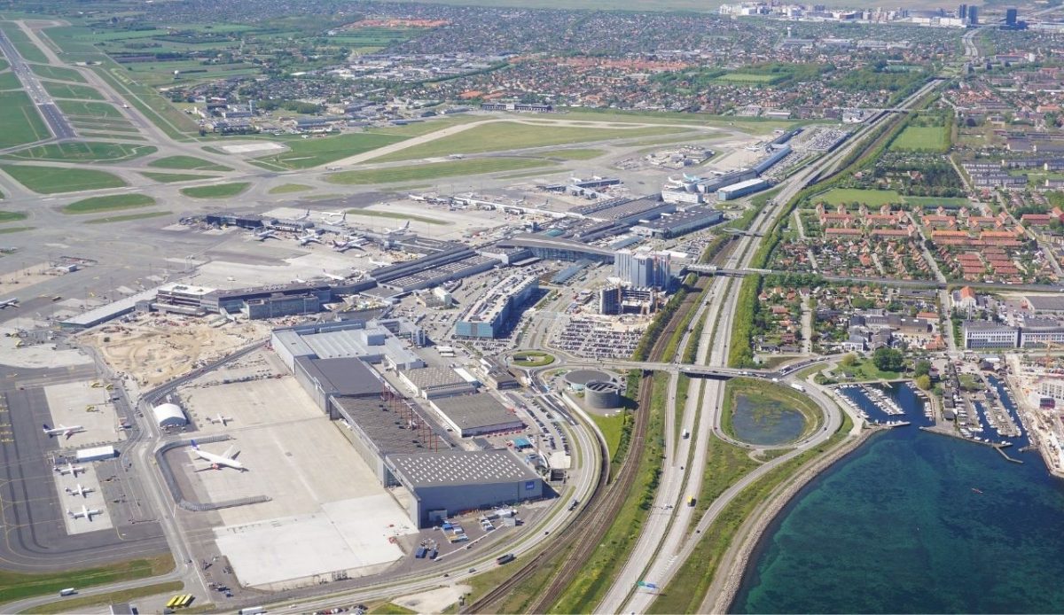 Aerial photograph of Copenhagen Airport                  