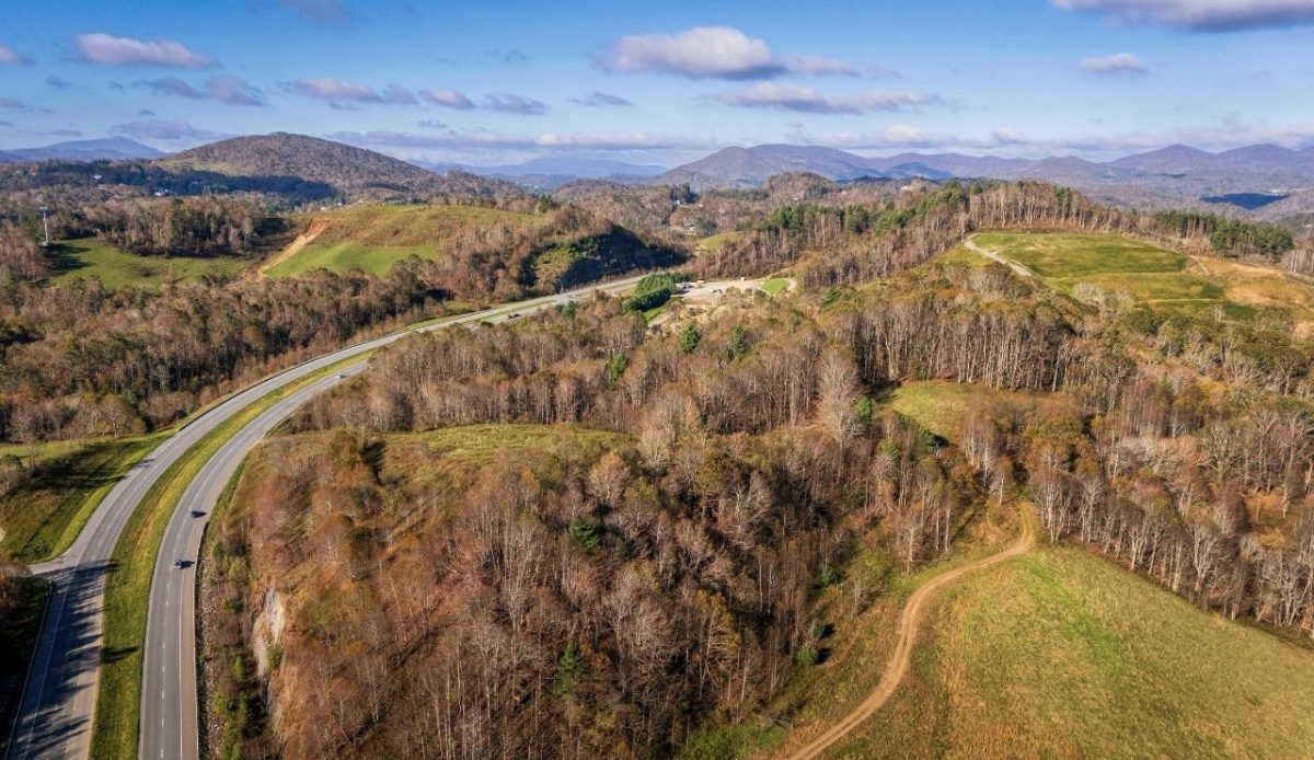 Appalachian Mountains and Highway, Boone, North Carolina                          