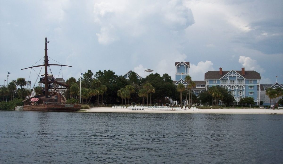 Beach area at Disney’s Beach Club Resort              