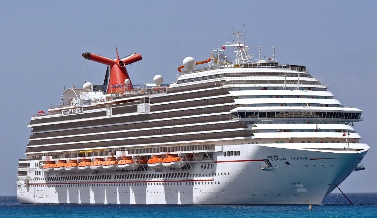 Carnival Breeze in George Town, Grand Cayman               