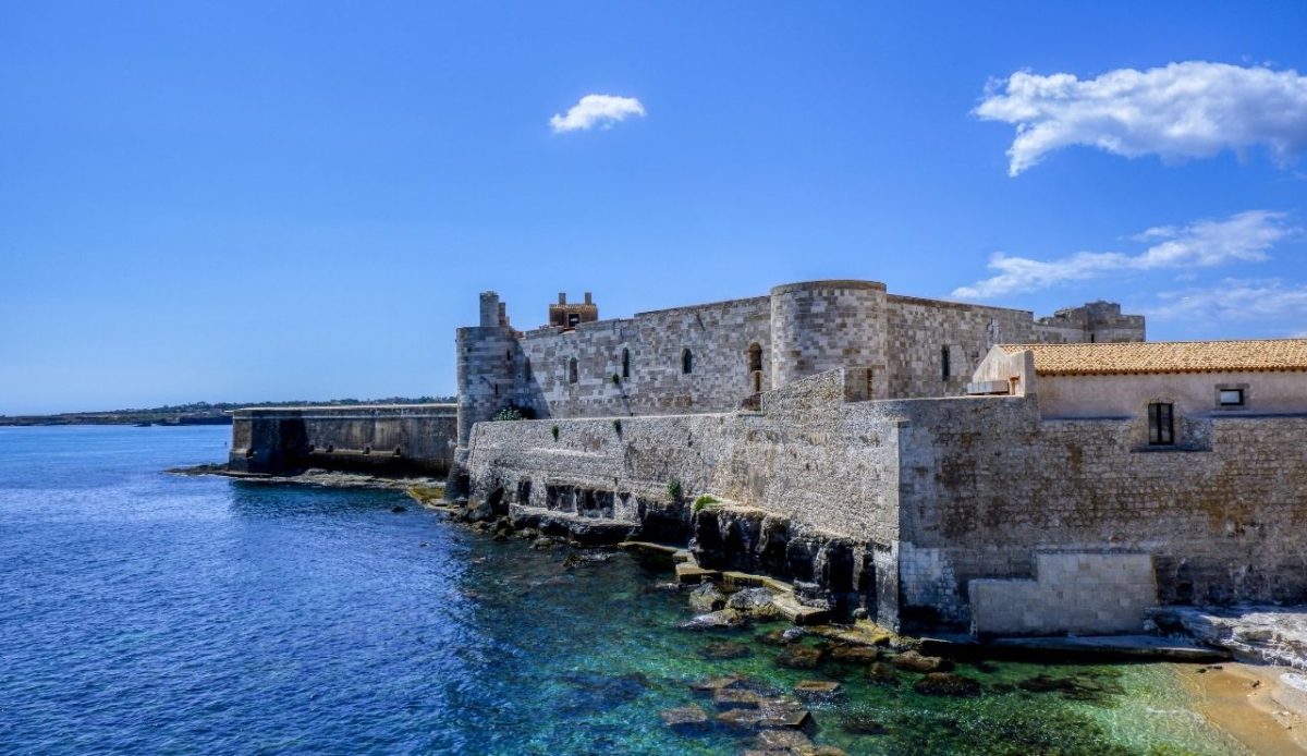 Castello Maniace, Ortigia Island,Syracuse, Sicily                      