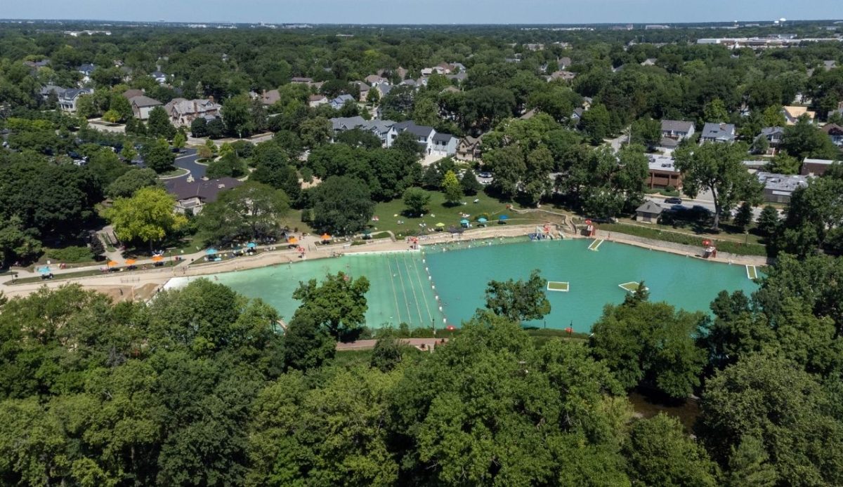 Centennial Beach in Naperville, Illinois              