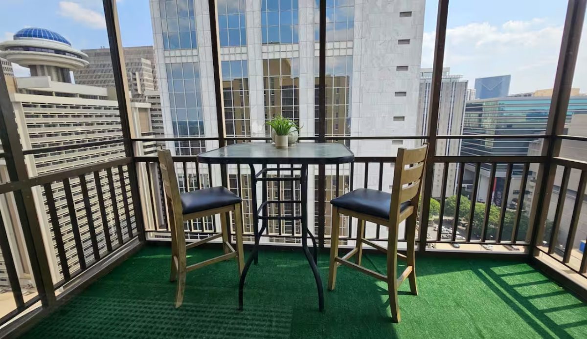 Cozy City Retreat Balcony View  in Atlanta, Georgia               