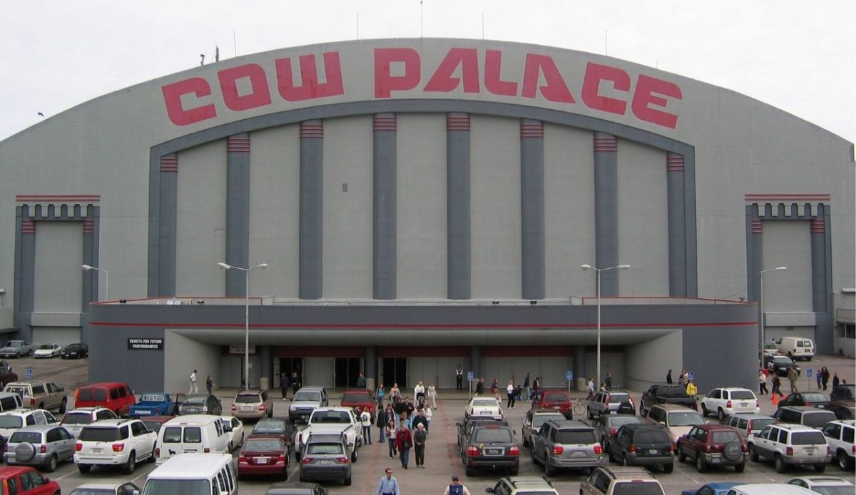 Front of the Cow Palace in Daly City, California            