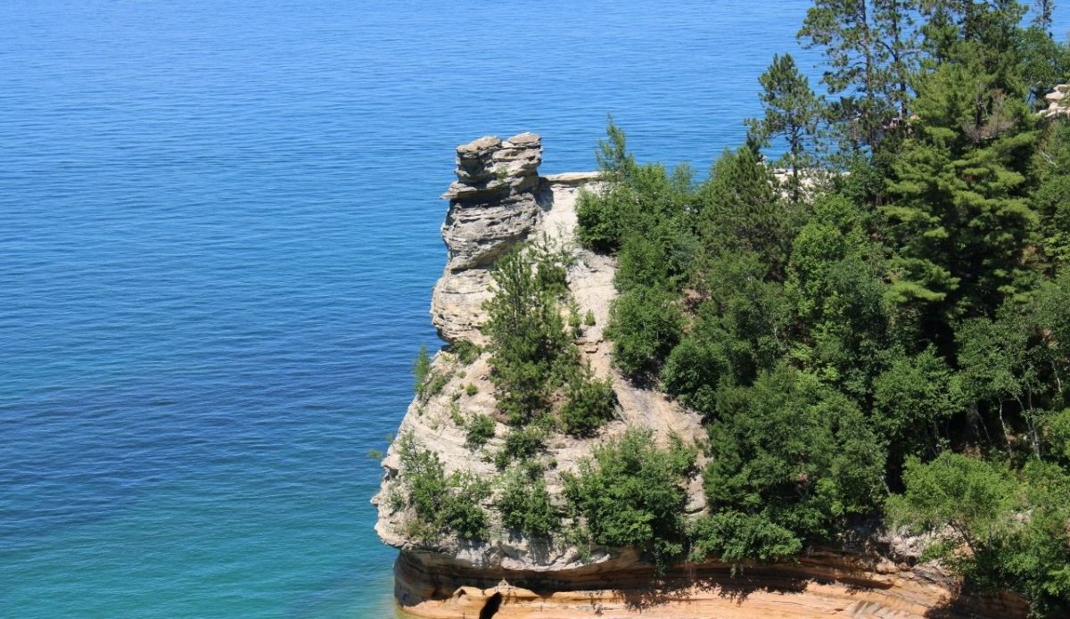 Miners Castle Point, Munising Township, Michigan, USA       